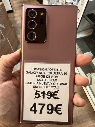 Galaxy NOTE 20 Ultra 5G 256 + 12gb RAM