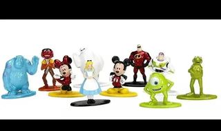 SET 10 figuras-DISNEY PIXAR-Metal pintado-JADA