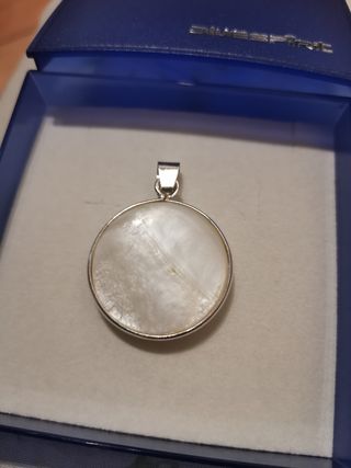 COLGANTE PLATA Y NACAR 