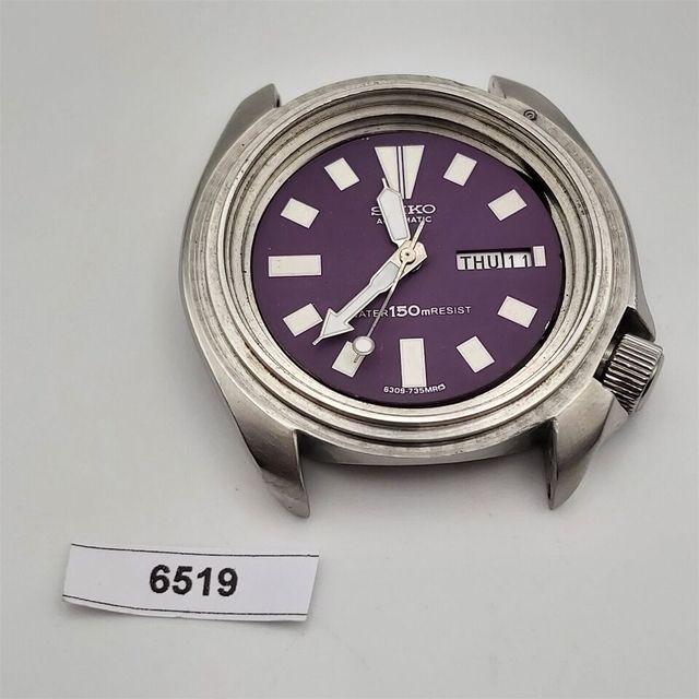 SEIKO 6309 7290 SS CABEZA DÍA FECHA AUTO