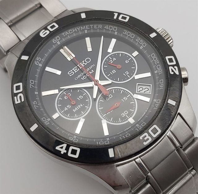 SEIKO GRANDE 6T63 00E0 MENS QUARTZ FECHA