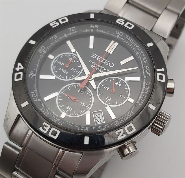 SEIKO GRANDE 6T63 00E0 MENS QUARTZ FECHA