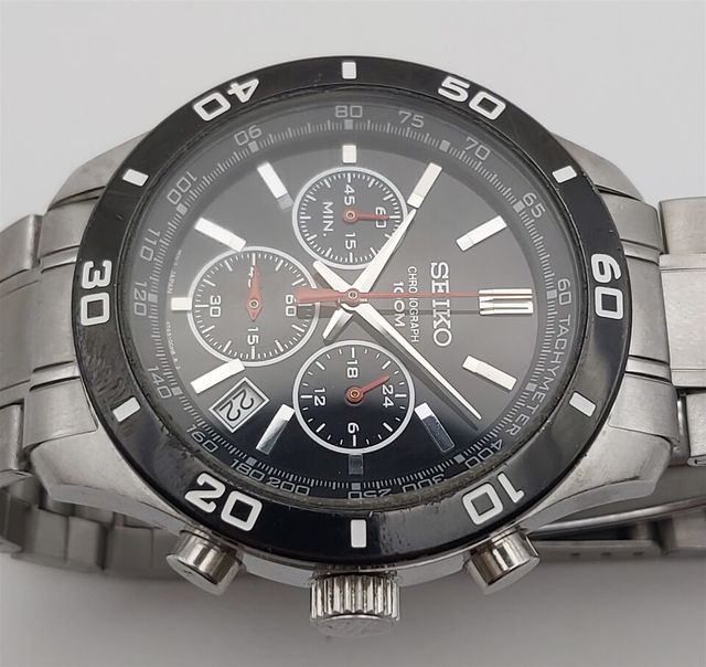 SEIKO GRANDE 6T63 00E0 MENS QUARTZ FECHA