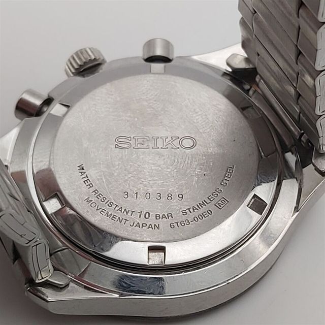SEIKO GRANDE 6T63 00E0 MENS QUARTZ FECHA