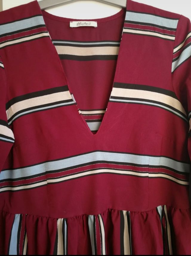 Vestito longuette maniche lunghe Motel