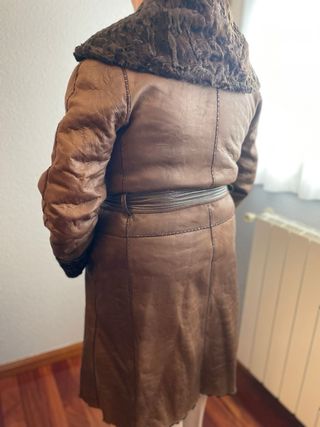Abrigo piel de Astracán reversible