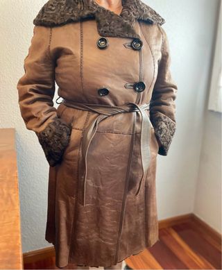 Abrigo piel de Astracán reversible