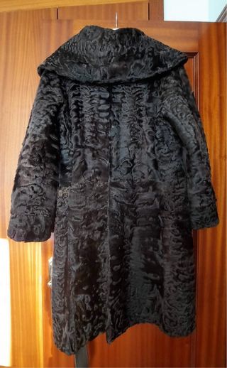 Abrigo piel de Astracán reversible