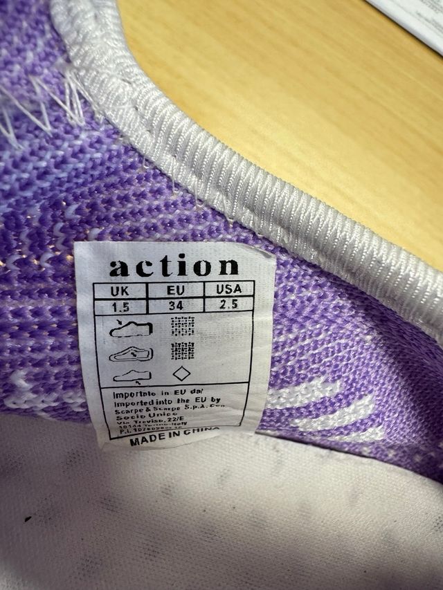 Action scarpe da running bambina n.34