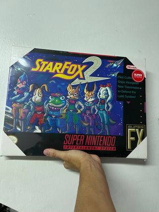 Lienzo star fox sin abrir nintendo