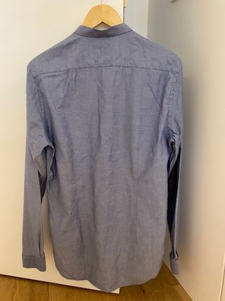 Camisa hombre Zara azul M