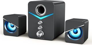 Altavoz para PC 2.1 con  Luces LED y Subwoofer