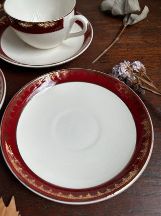 Taza de cafe loza francesa Sarreguemines