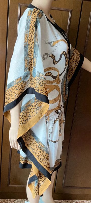 Tunica leggera Honey Donna, colore bianco marrone