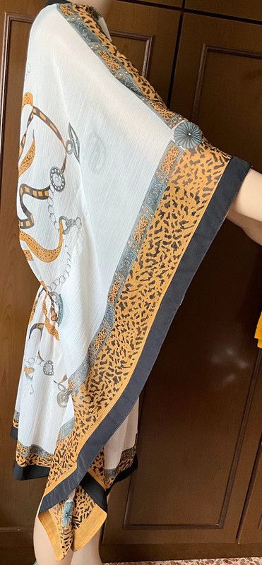 Tunica leggera Honey Donna, colore bianco marrone