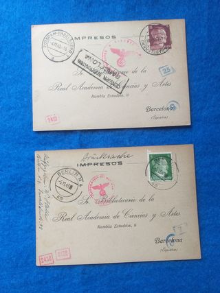 LOTE DE POSTALES SEGUNDA GUERRA MUNDIAL