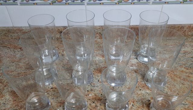Vasos de cristal