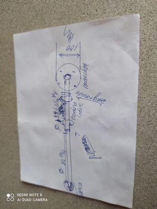 Eje de cola motor central