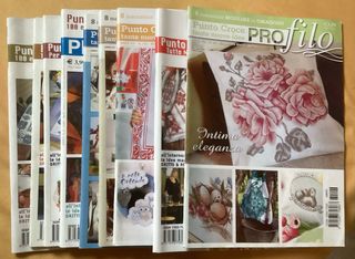 9 Riviste punto croce Profilo