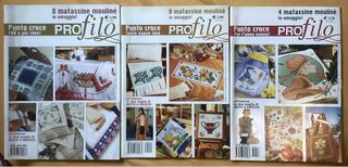 9 Riviste punto croce Profilo