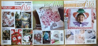 9 Riviste punto croce Profilo
