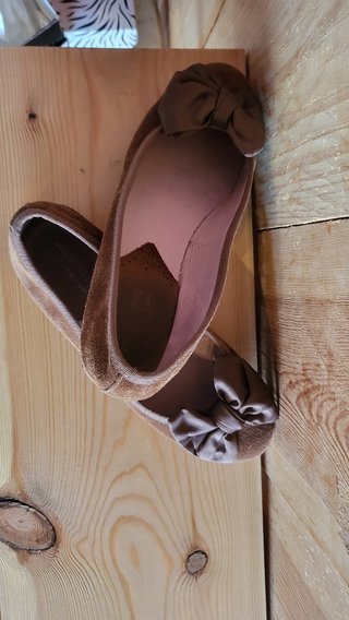 Manoletinas marrón