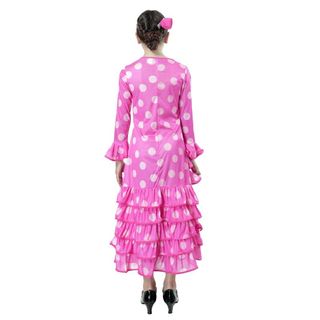 Vestido Flamenca /Sevillana+flor 5/6 7/9 10/12años
