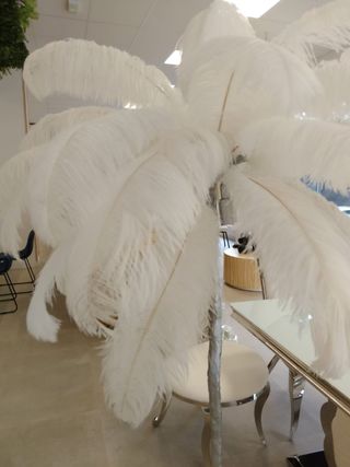 Lampara de plumas