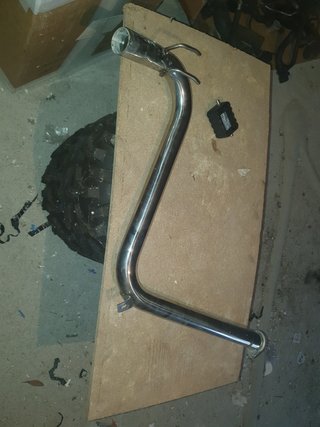 Renault gt turbo  tubo escape intermedio