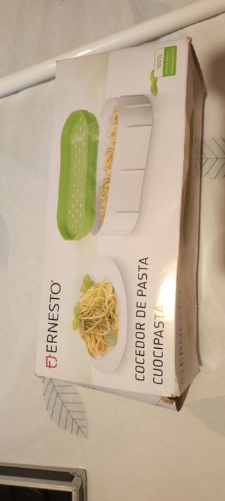 Cocedor de pasta microondas 