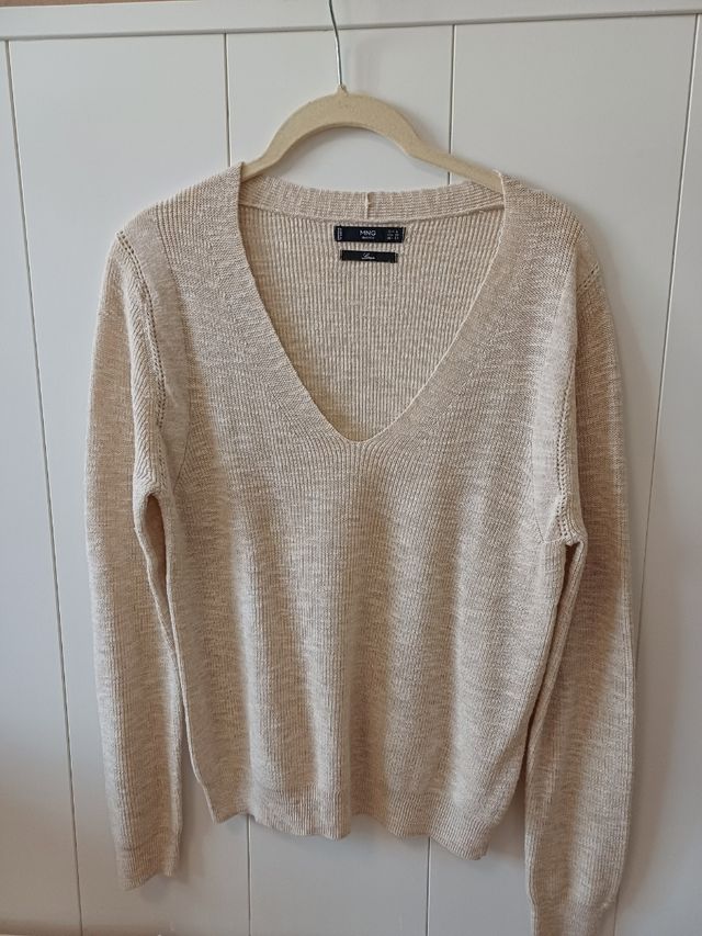 Jersey de lino de Mango.