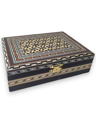 Caja de taracea en mate. Varios acabados
