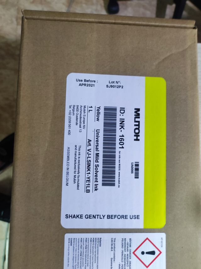 BOLSA ECOSOLVENTE LITRO MUTOH AMARILLO