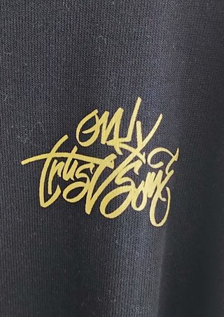 sudadera negra zara hombre