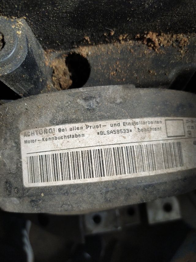 Motor Volkswagen bls 1.9tdi 105 CV