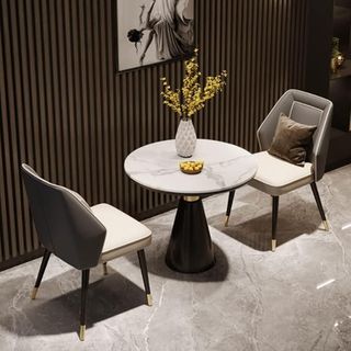 Silla de cuero para comedor o restaurante