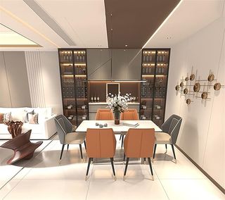 Silla de cuero para comedor o restaurante