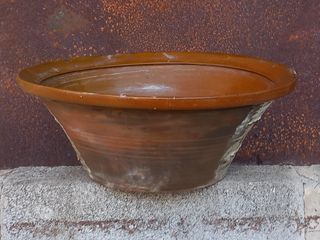 Lebrillo maceta barro