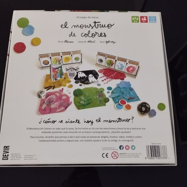 Juego Monstruo de colores