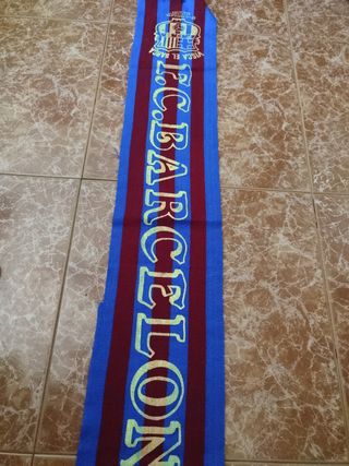 Antigua bufanda futbol fc Barcelona