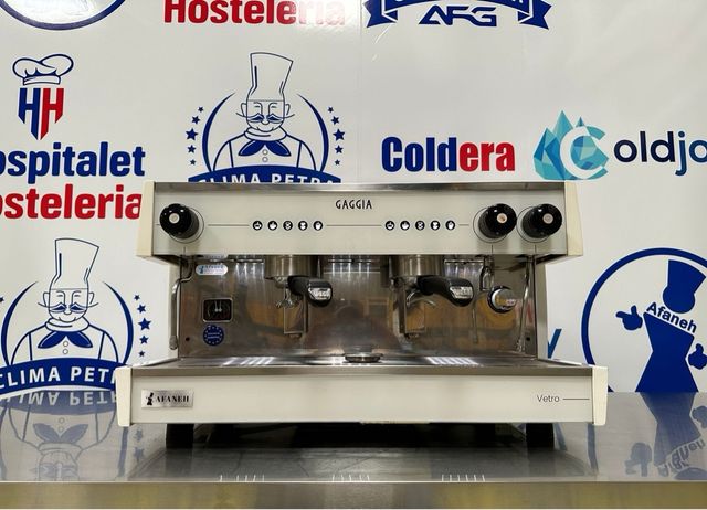 CAFETERA INDUSTRIAL GAGGIA VETRO 2 GRUPOS ,