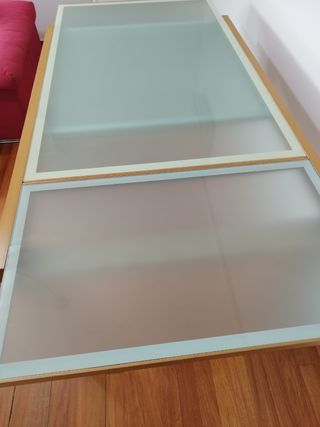 Mesa comedor extensible.