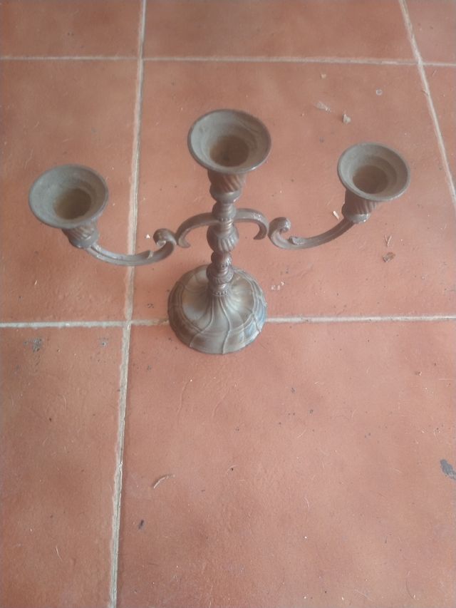 Candelabro bronce 