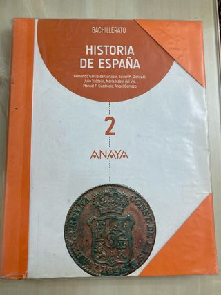 Libro historia de España 2bachillerato