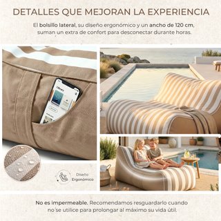 Puff exterior de diseño - Puf gigante jardin XXL