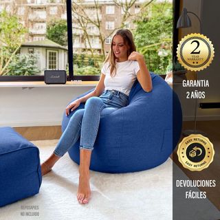 Puff salon redondo moderno - Puf gigante gamer XXL