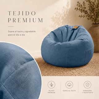 Puff salon redondo moderno - Puf gigante gamer XXL