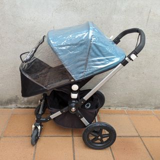 Carrito Bugaboo Camaleon 3 azul claro + accesorios