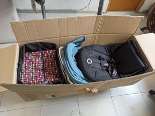 Carrito Bugaboo Camaleon 3 azul claro + accesorios