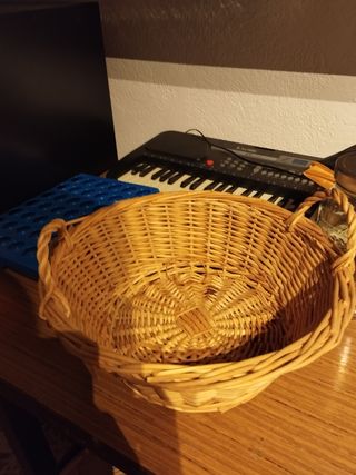 Cesto de mimbre